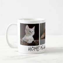 Personalized Cat Photos in Coffee Mug