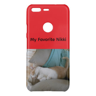 Personalized Cat Picture iPhone Case – Red