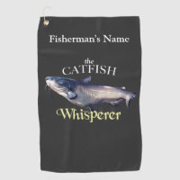 Personalized Catfish Whisperer Fishing Towel