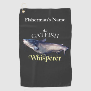 Personalized Catfish Whisperer Fishing Towel