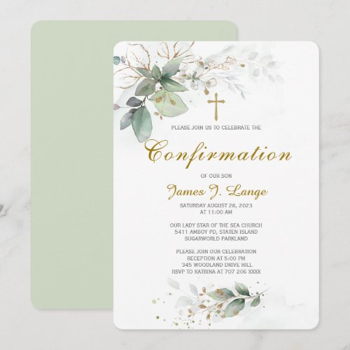 Personalized Catholic Confirmation 