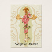 Personalized Catholic Funeral Memorial Holy Card - (Front)