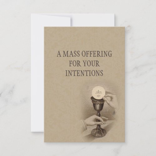 Personalized Catholic Mass Offering