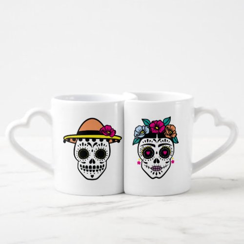 Personalized catrina couple mr and mrs mugs