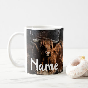 Personalized Cattle Ranch Farm Design Coffee Mug
