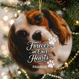 Personalized Cavalier King Charles Pet Memorial  Ceramic Ornament