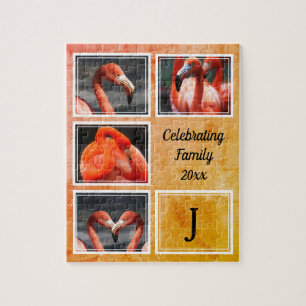 Personalized CELEBRATING FAMILY Photo Keepsake Jigsaw Puzzle