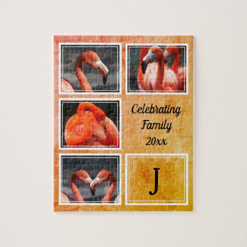 Personalized CELEBRATING FAMILY Photo Keepsake Jigsaw Puzzle
