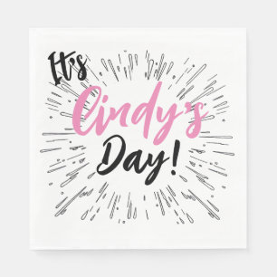 Personalized Celebration Napkins