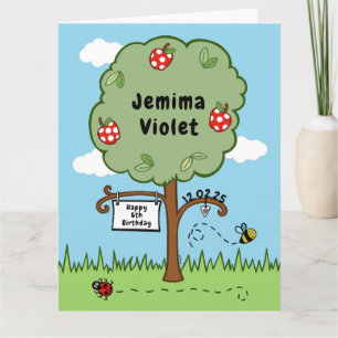 Personalized Celebration Numbered Kid's Birthday Card
