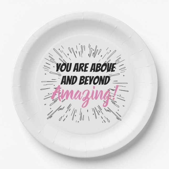 Personalized Celebration Paper Plates (Front)