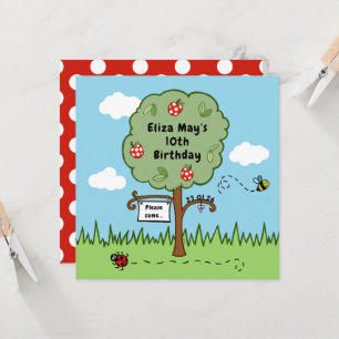 Personalized Celebration Tree Kid's Birthday Party