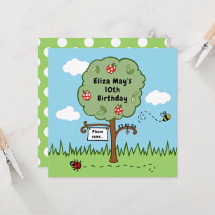 Personalized Celebration Tree Kid's Birthday Party