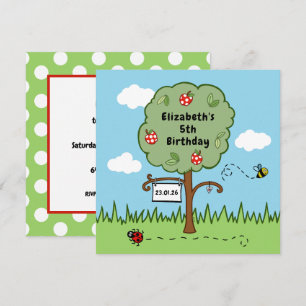 Personalized Celebration Tree Kid's Birthday Party