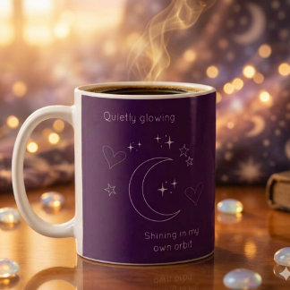 Personalized Celestial Design Coffee Mug