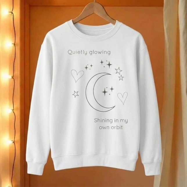 Personalized Celestial Design White Sweatshirt (Creator Uploaded)