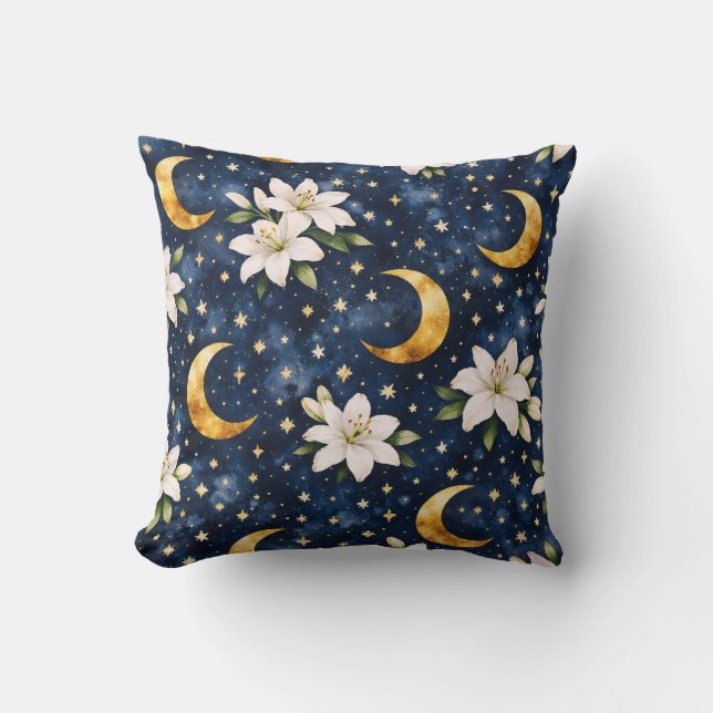 Personalized Celestial Galaxy Mother's Day  Throw Pillow (Front)