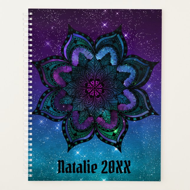 Personalized Celestial Mandala Planner (Front)