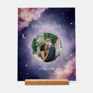 Personalized Celestial Wedding Acrylic Sign