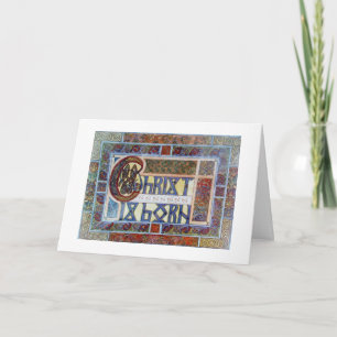 Personalized Celtic Christmas Card