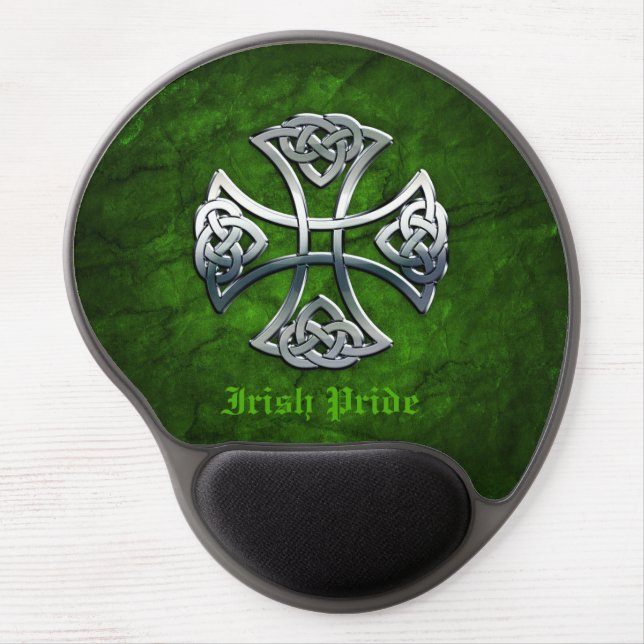 Personalized Celtic Cross Gel Mouse Pad (Front)