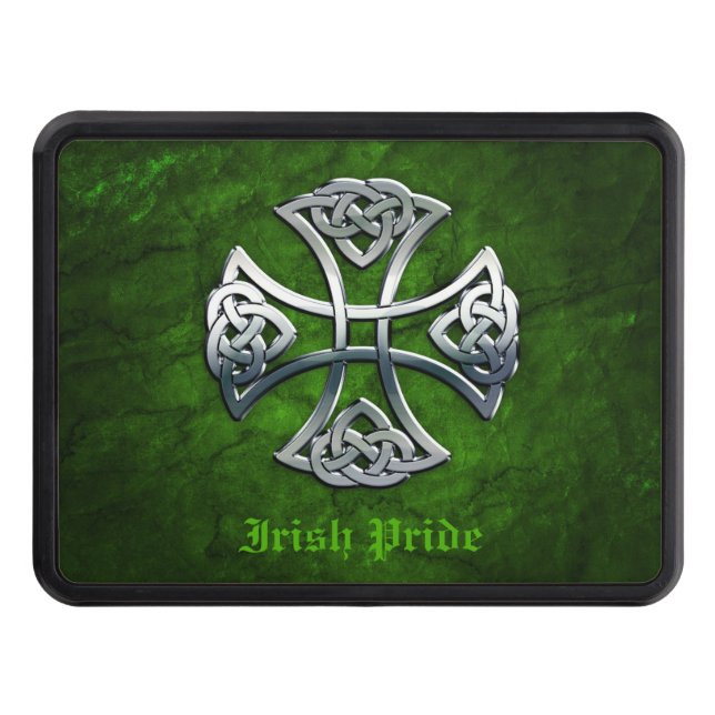 Personalized Celtic Cross Hitch Cover (Front)