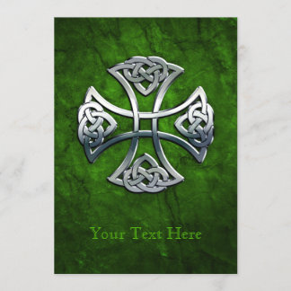Personalized Celtic Cross Invitation