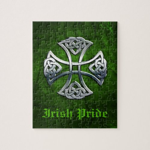 Personalized Celtic Cross Jigsaw Puzzle