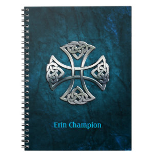 Personalized Celtic Cross Notebook
