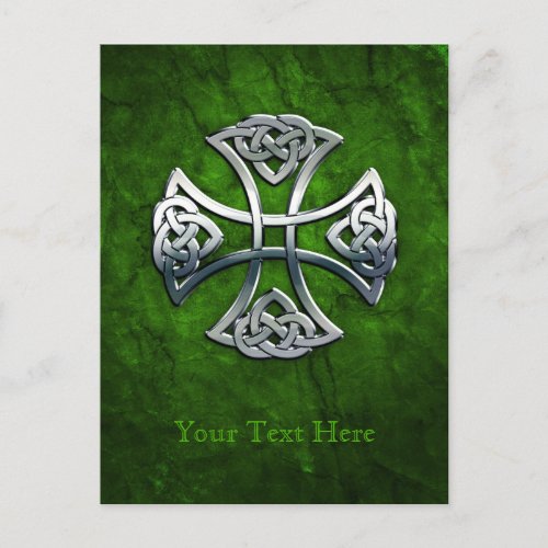 Personalized Celtic Cross Postcard