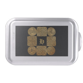 Personalized Celtic Knotwork Cross Cake Pan