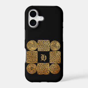 Personalized Celtic Knotwork Cross iPhone 17 Case