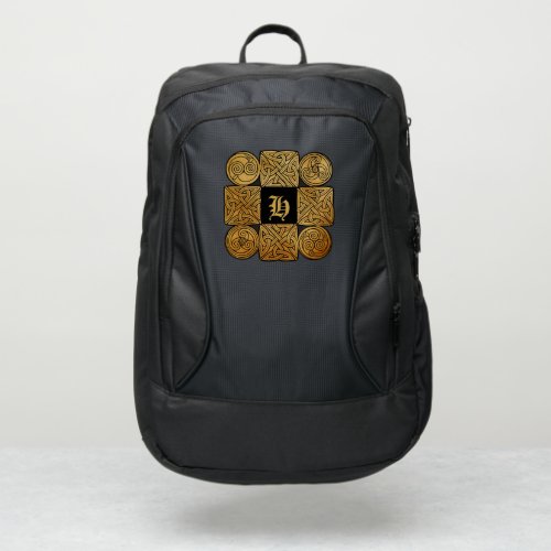 Personalized Celtic Knotwork Cross Port Authority Backpack