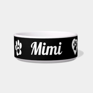 Personalized Ceramic Cat Bowl, customized Cat Gift Bowl