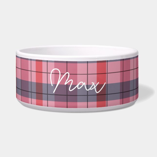 Personalized Ceramic Dog Bowl (Front)