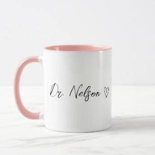 Personalized Ceramic Mug, Two-Tone Ceramic Mug, Dr Mug