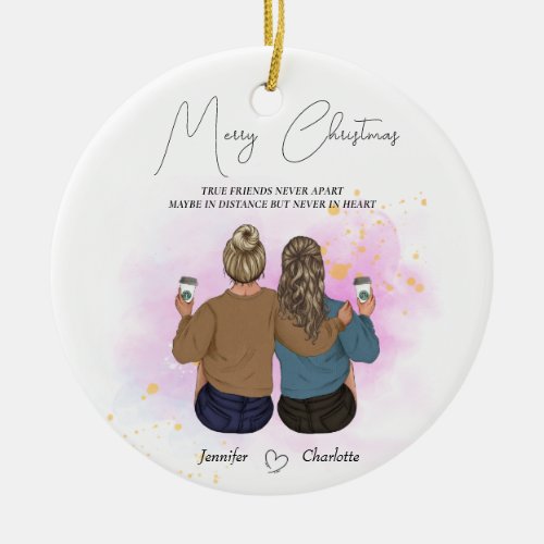 Personalized Ceramic Ornament for Soul Sister