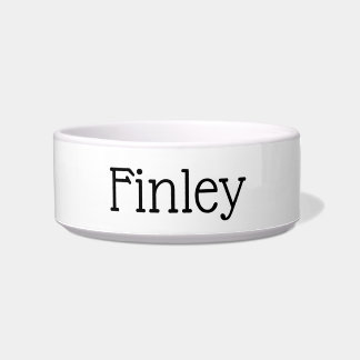 Personalized Ceramic Pet Bowl