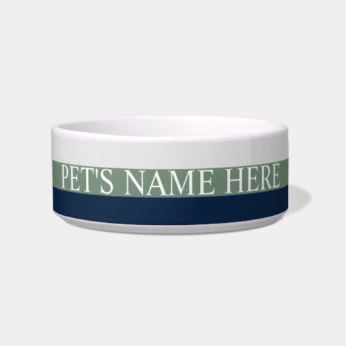 Personalized Ceramic Pet Bowl _ Timeless Design