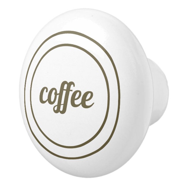 Personalized Ceramic Pull Knob (Right)