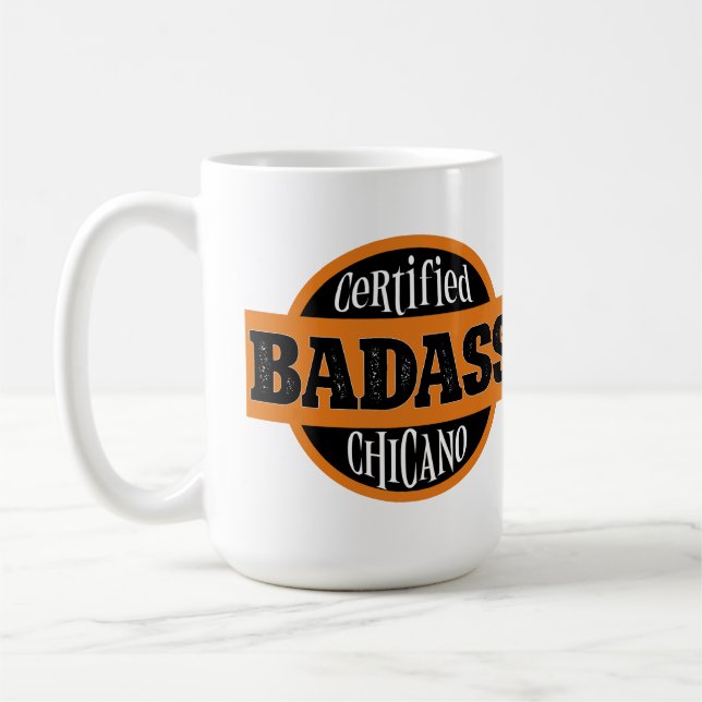 Personalized Certified Chicano  Coffee Mug (Left)
