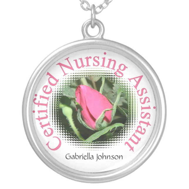 Personalized Certified Nursing Assistant Necklace (Front)