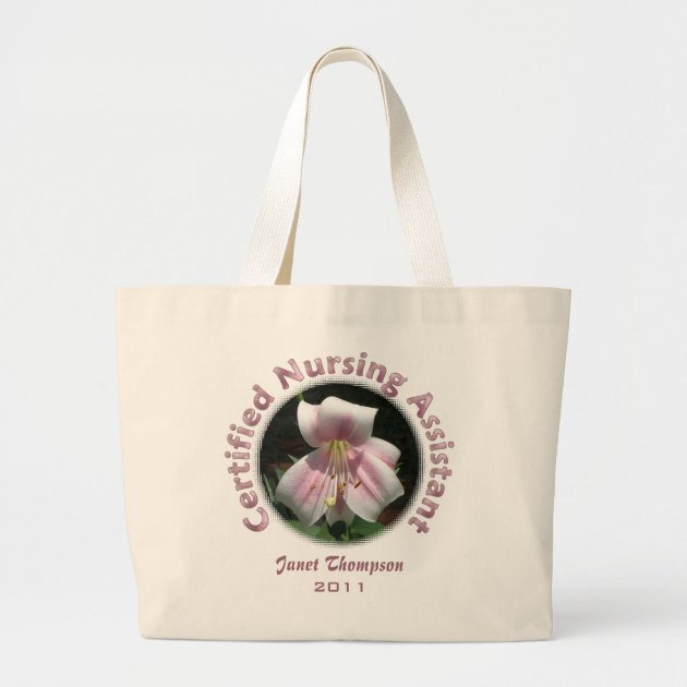 personalized cna tote bags