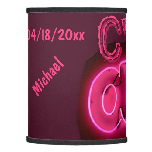 Personalized Cest Ouf Its Crazy Neon Pink Lamp Shade