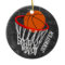 Personalized Chalkboard Basketball and Hoop