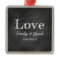 Personalized Chalkboard Love Wedding Ornament