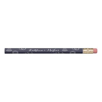 Personalized Chalkboard Wedding Pencil Party Favor by PetitePaperie at Zazzle