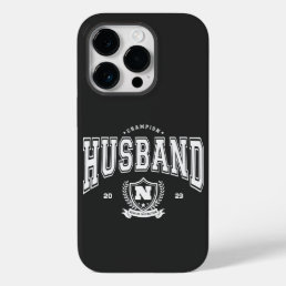Personalized Champion Husband Funny Men&#39;s Gift Case-Mate iPhone 14 Pro Case