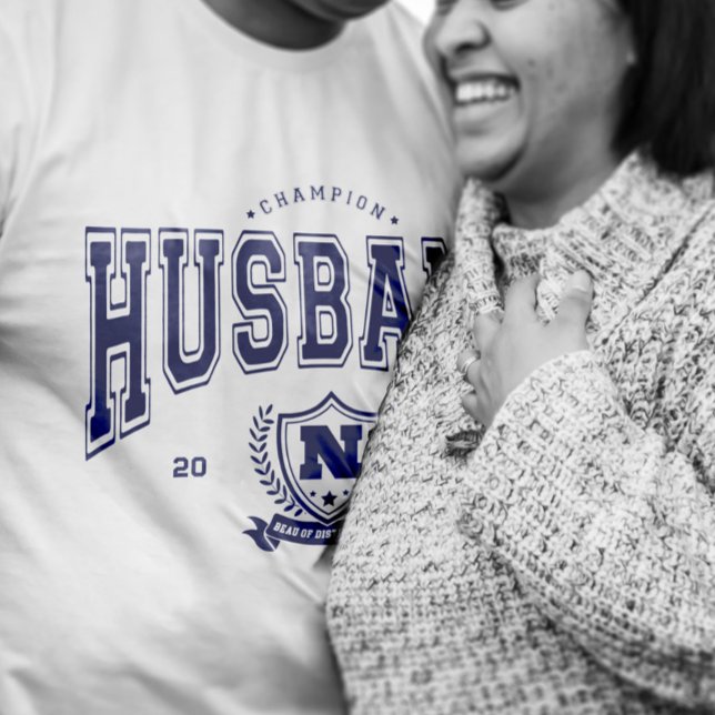 Personalized Champion Husband Funny Men's Gift T-Shirt (Personalized Champion Husband Funny Men's Gift T-Shirt)