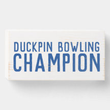 PERSONALIZED CHAMPION wooden  box sign